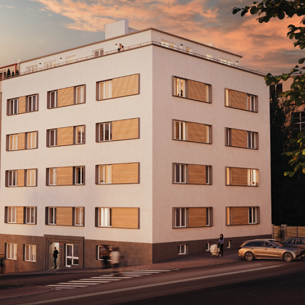 Nový projekt Pod Drinopolem – elegantní bydlení na Břevnově s vlastní saunou a posilovnou