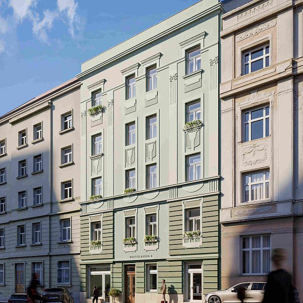 Nový projekt Rostislavova - domov s příběhem v srdci Nuslí