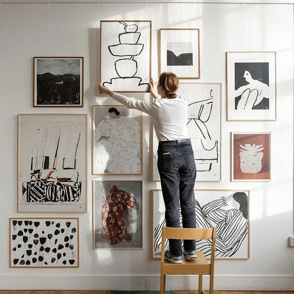 Inspirace pro váš domov: Galerie na stěnách - Jak vytvořit perfektní kompozici