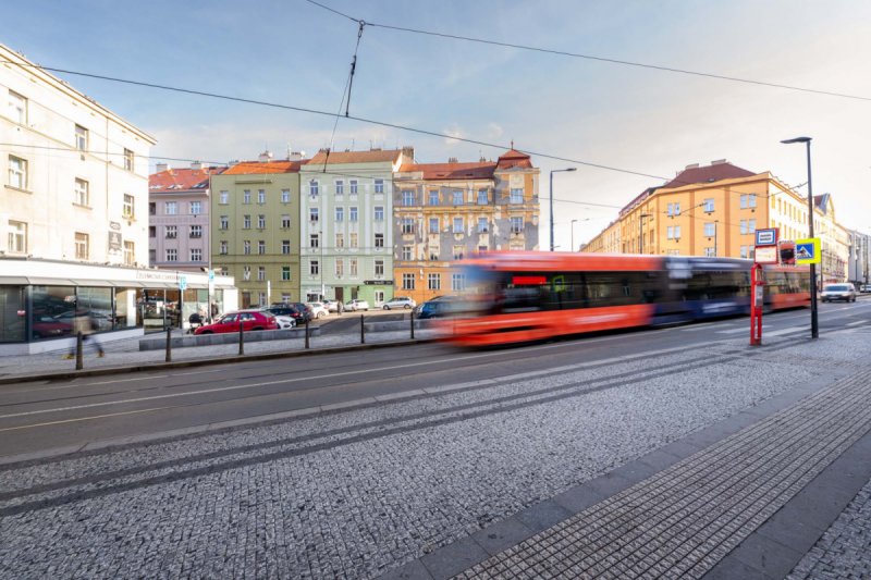 Tramvajová zastávka Horky, odkud máte přímé spojení do centra