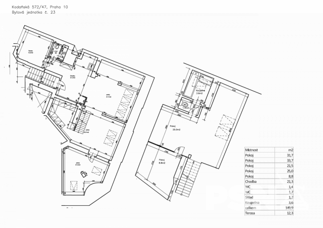 Prodej bytu 5+kk/T o 162,2 m² - 11/11